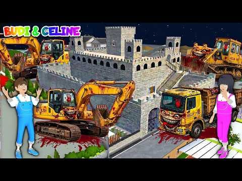Yuta Mio Buat Benteng Raksasa Paling Aman Dari TRUK OLENG, EXCAVATOR, DOZER BERDARAH Di Kota Sakura😱