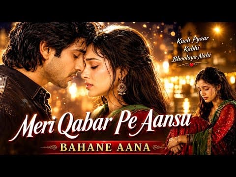 Meri Qabar Pe Aansu Bahane Aana New Hindi Sad Romantic Bollywood Evergreen Sad Song | 90s Love Song