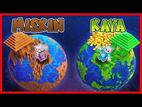 MOMON MISKIN VS ATUN KAYA DI PERTARUNGAN ANTAR PLANET !! Feat @sapipurba  Minecraft