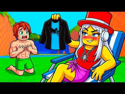 TRAPPED In Kick A Lucky Block DATING SERVER!