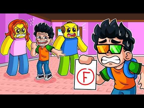 MI HERMANITO REPROBÓ EL EXAMEN DE MATEMATICAS Y NUESTROS PADRES SE ENOJARON EN ROBLOX | JONDRES GC