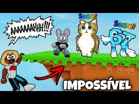 SÓ OS MELHORES PEGAM ESSE BRAINROT! SUBI UMA MONTANHA PRA PEGAR BRAINROTS com O LARRYZINHO!
