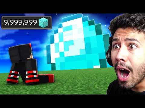 ماين كرافت لكن عندي 1 مليار دايموند!!