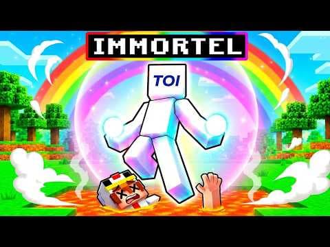 TOI tu deviens IMMORTEL sur Minecraft !