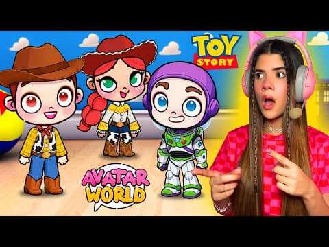 NUNCA CREES a TODOS los PERSONAJES de TOY STORY 5 en AVATAR WORLD😰⚠️ | Ani Cat😻