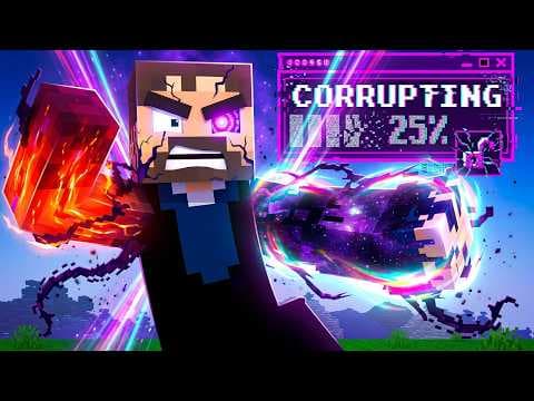 Becoming C̽O̾R̀R̂U̍P̌T́E̋D in Minecraft