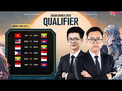 [Official Restream]2026 AsianGames MLBB Q(Day4)🇲🇲LIVE🔴
