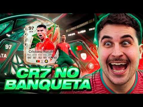 CRISTIANO RONALDO 97 NO BANQUETA! ELE CHEGOU JOGANDO MUITO NA WL DO FC 26!