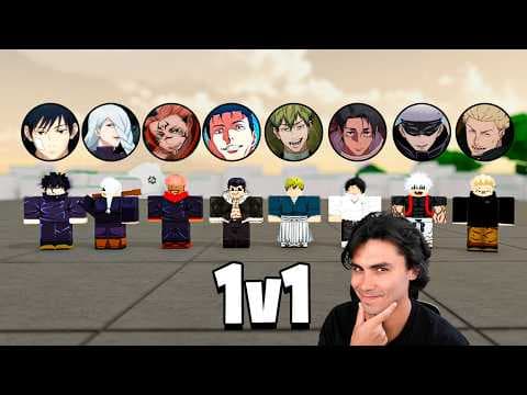 QUAL É O MAIS FORTE NO 1V1 DE JUJUTSU SHENANIGANS?