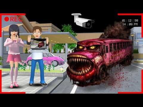 Yuta Mio Panik CCTV Merekam Monster PEMADAM ZOMBIE Di Kota😱 | Sakura School Simulator