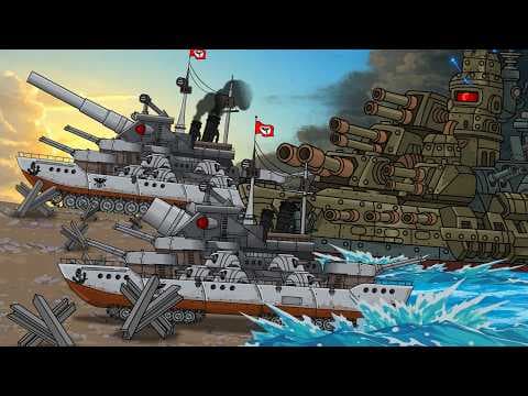 Морской бой и высадка десанта | Новые земли! - Мультики про танки