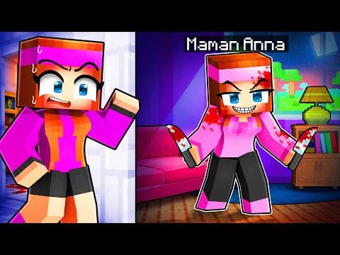 J'ai créé une chambre secrète pour me cacher de ma mère FOLLE sur Minecraft !