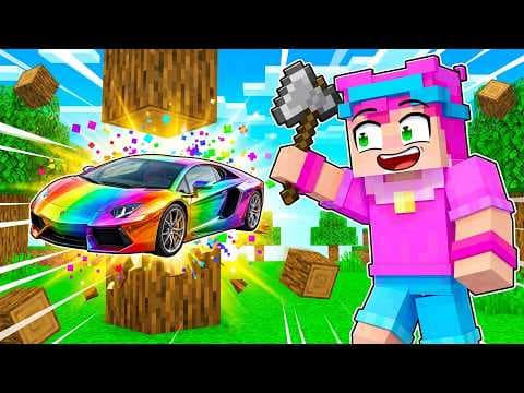 Todos los Bloques dan SUPER COCHES en Minecraft!