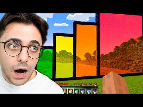 MİNECRAFT PORTALLARI AMA FARKLI BOYUTLAR ! (TEPKİ)