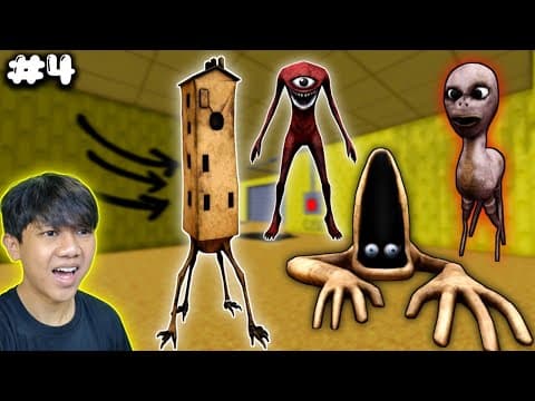 99% Gagal! Aku Terjebak Di Backroom Penuh SCP Monster Mengerikan part 4 | Roblox SCP Morph