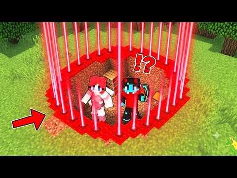 Minecraft but.. We Can't Leave the RED Circle!