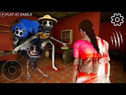 PLAYING AS KAMLA IN ZOONOMALY HORROR GAME || KAMLA VS SCARY ZOO MONSTERS 