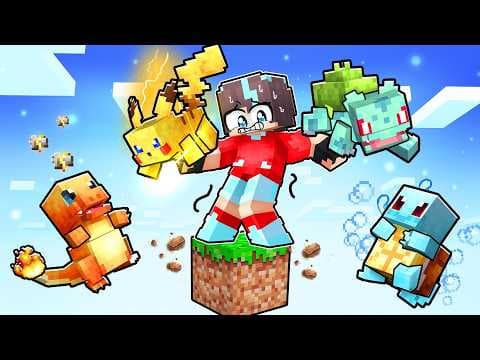 POKEMON vs ONEBLOCK en Minecraft...
