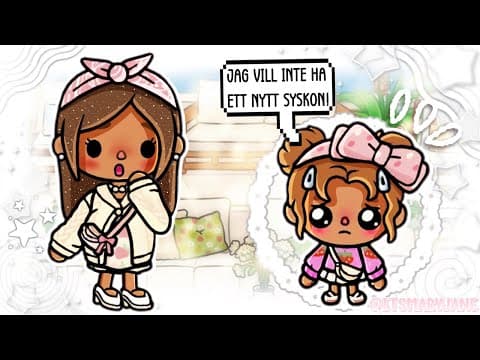 Olivia vill *INTE* bli storasyster?!😱// Toca Boca familje-roleplay på svenska 🇸🇪 | Följares förslag🤍