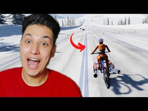 تعطلت الفرامل وانا بدراجة على منحدر! (BeamNG.drive)