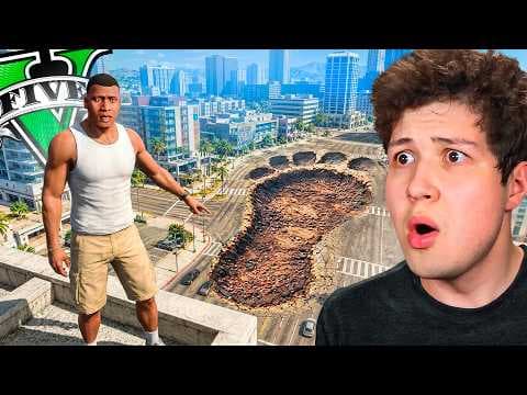 ENCONTRÉ una HUELLA MISTERIOSA en GTA 5! 🤔👣 (Mods)