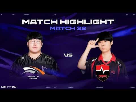 HLE vs NS | 매치 32 하이라이트 | 2026 LCK