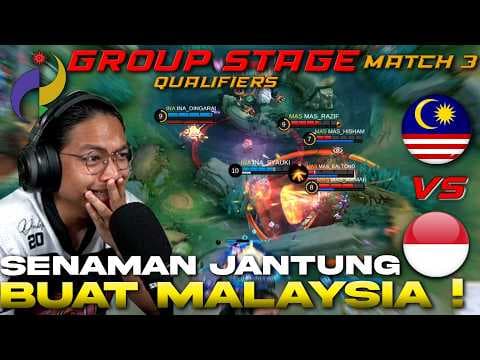 MY VS ID MATCH 3 QUALIFIER ASIAN GAMES 2026 !