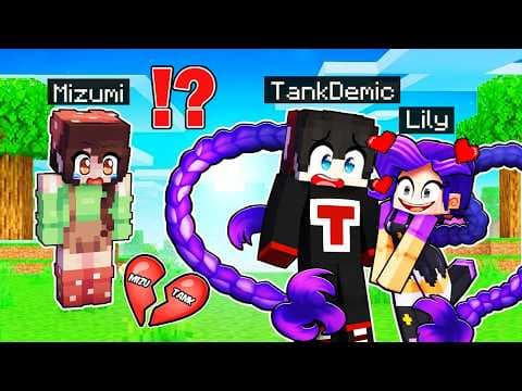 LILY LOVEBRAIDS has a CRUSH on TankDemic In Minecraft! ( Tagalog )