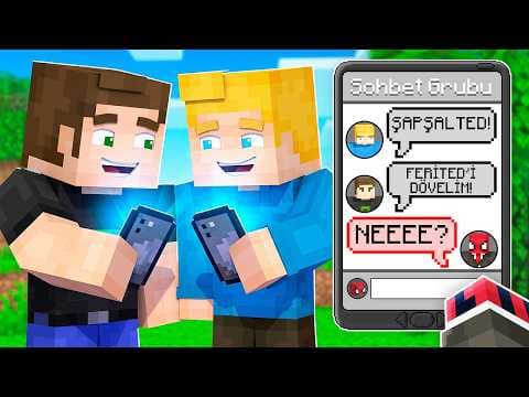 Arkadaşımın Gizli Sohbet Grubuna Sızdım - Minecraft