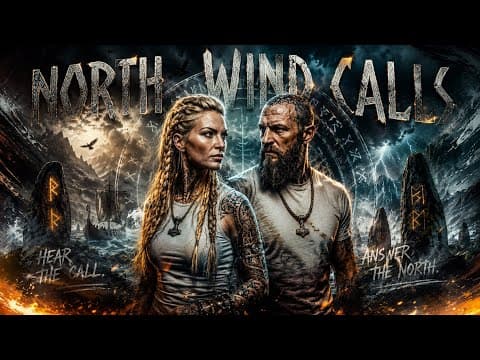 NORTH WIND CALLS | EPIC VIKING SONG | OFFICIAL LYRIC VIDEO / Draugr balled /