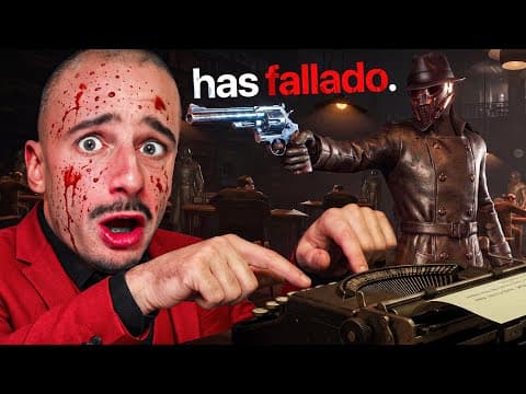 si te equivocas escribiendo, MUERES - final sentence