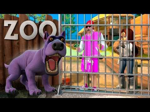 ESCAPA del ZOOLOGICO de PEPPER THE PURPLE DOG