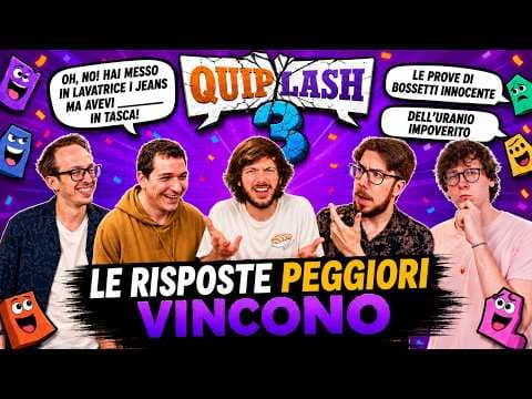 VINCONO LE RISPOSTE PEGGIORI! - Jackbox Quiplash 3