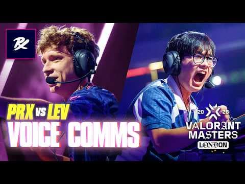 VCT Masters London: Paper Rex vs LEVIATAN | Voice Comms