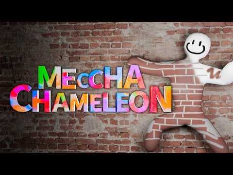 AKU MAIN NYAMAR TEMBOK YANG VIRAL BARENG TEMENKU.... MECCHA CHAMELEON