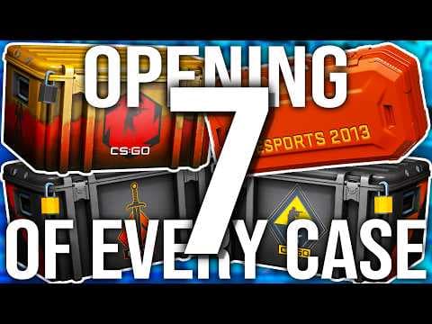 OPENING 7 OF EVERY CS2 CASE EVER (294 CASE UNBOX)