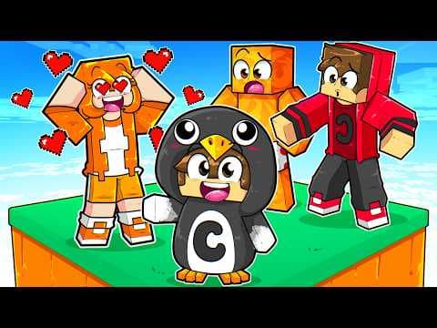 Virei Pinguim GUGUGAGA no UM BLOCO para TROLLAR MEUS AMIGOS!