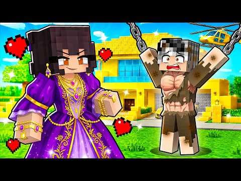ZENGİN KIZ FAKİR GÜROL'u KAÇIRDI - Minecraft