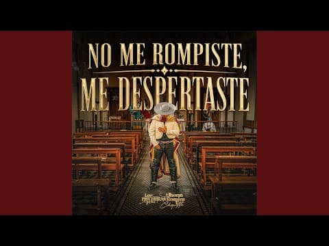 No Me Rompiste, Me Despertaste
