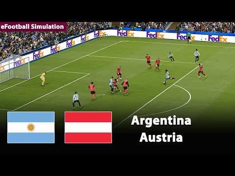 Argentina vs Austria | eFootball PES21 Simulation | World Cup 2026