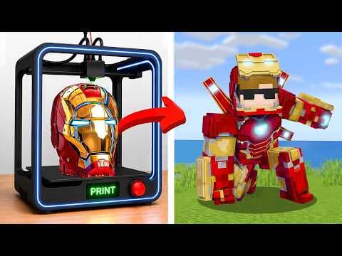 Anything You 3D Print, You Get in Minecraft!