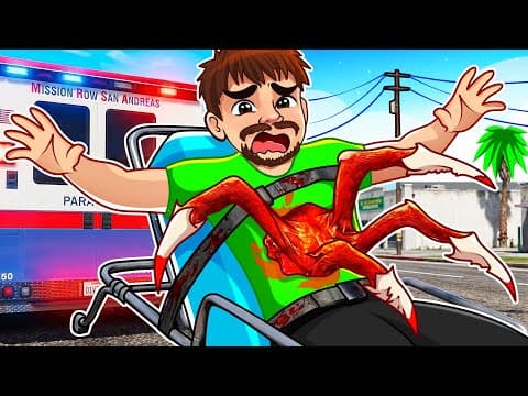 COŚ WYCHODZI z MOJEGO CIAŁA w GTA 5!