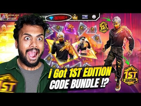 I Got 0001 Edition Bundle In 100 Diamonds 9th Aniversary Update 😱 - Garena Free Fire Max 