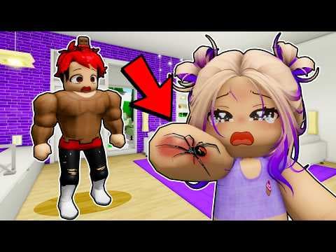 UNA ARAÑA PICA a LYNITA BEBÉ en BROOKHAVEN ROBLOX