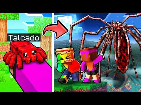 J'ai ÉVOLUÉ en ARAIGNÉE pour Troller Mes Amis sur Minecraft !