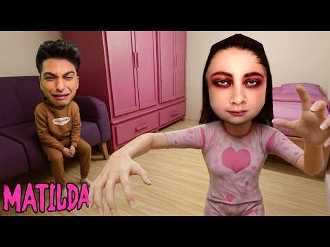 اختي الصغيره اسمها ماتيلدا ومفروض هي بتعمل فيا مقلب ولكن المقلب تحول الي حقيقه 😱 | matilda