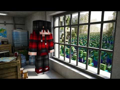 ผมติดอยู่ในบ้านคุกลับ เพื่อหนีจาก ฝูงซอมบี้ 1,000,000 ตัว จะรอดไหม (Minecraft ซอมบี้)