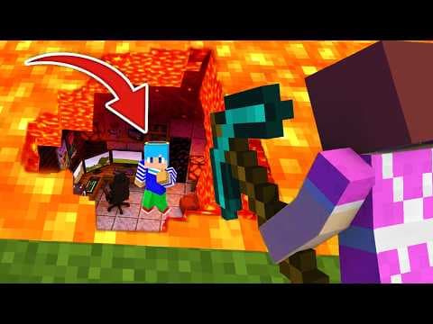 なんでも掘れる世界でありえない秘密基地を作る【まいくら / マインクラフト】