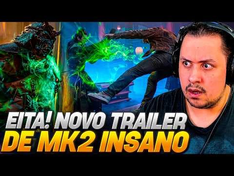 MEU DEUS! Saiu NOVO TRAILER de MORTAL KOMBAT 2 e tá LOTADO de REFERÊNCIAS