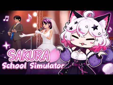 SAKURA School Simulator✨ ما الحياة حلوة أهو✨